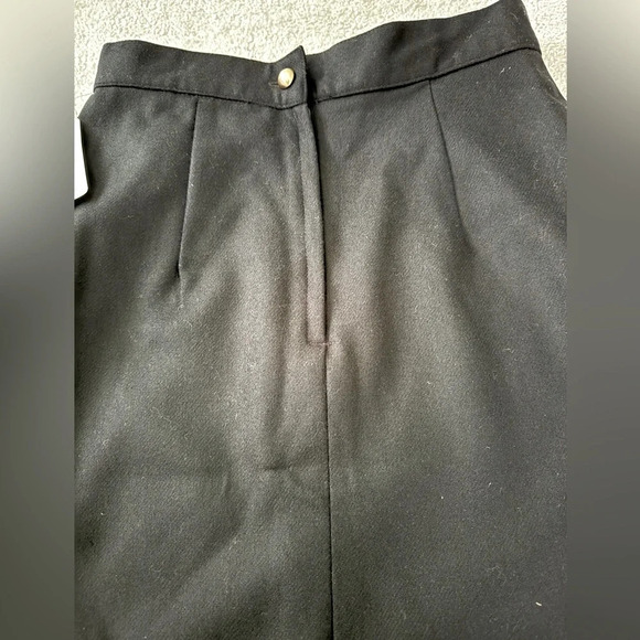 NWT Block Island Petites 7/8 Black 100% pure wool lined pencil skirt - Picture 7 of 12